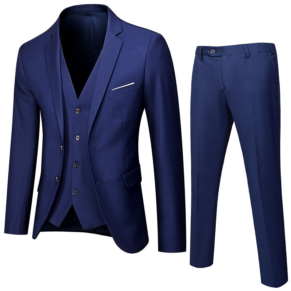 Men's Cotton Blend Casual Suit – Effortless Business Style & Comfort